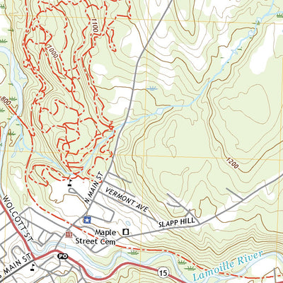 United States Geological Survey Caspian Lake, VT (2021, 24000-Scale) digital map