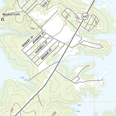 United States Geological Survey Cassells-Boykin Park, TX (2022, 24000-Scale) digital map