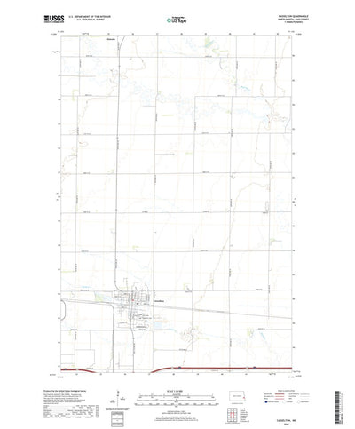United States Geological Survey Casselton, ND (2020, 24000-Scale) digital map