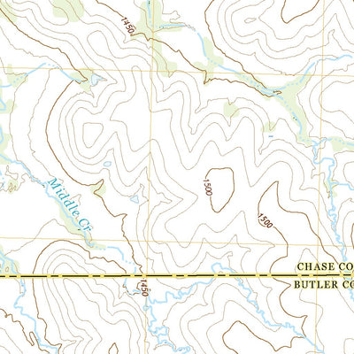 United States Geological Survey Cassoday, KS (2022, 24000-Scale) digital map