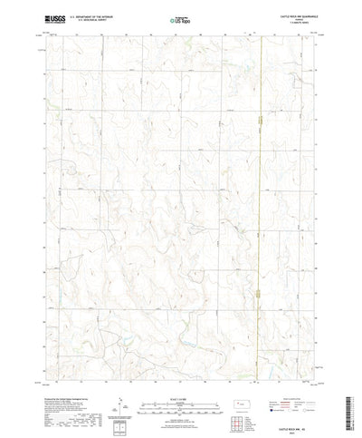 United States Geological Survey Castle Rock NW, KS (2022, 24000-Scale) digital map