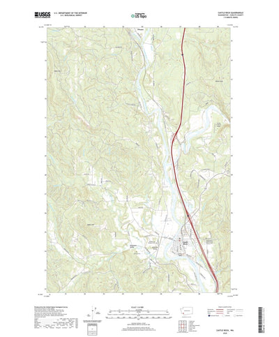 United States Geological Survey Castle Rock, WA (2020, 24000-Scale) digital map