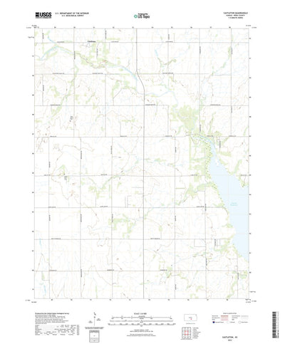 United States Geological Survey Castleton, KS (2022, 24000-Scale) digital map