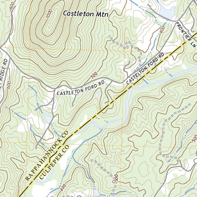 United States Geological Survey Castleton, VA (2022, 24000-Scale) digital map