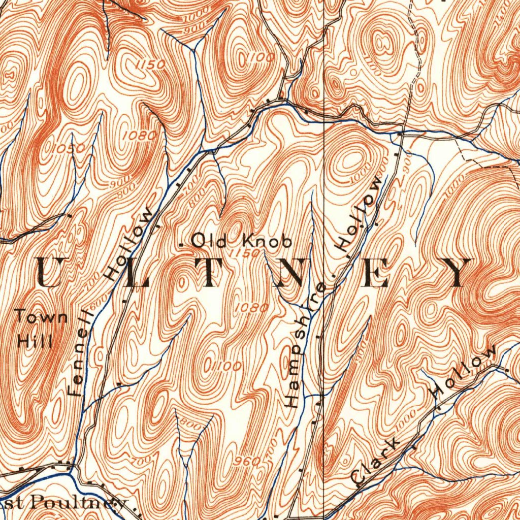 Castleton, VT-NY (1895, 62500-Scale) Map by United States Geological ...