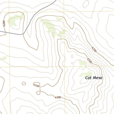 United States Geological Survey Cat Mesa, NM (2020, 24000-Scale) digital map