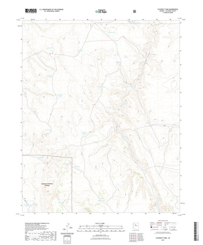 United States Geological Survey Cataract Tank, AZ (2021, 24000-Scale) digital map