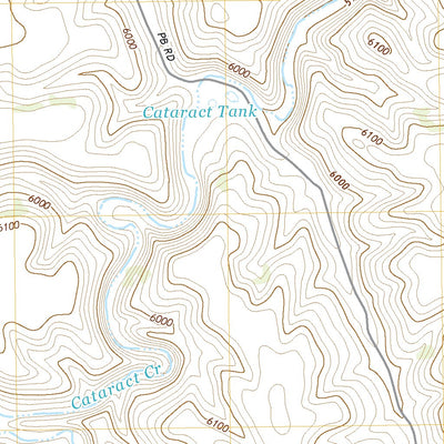 United States Geological Survey Cataract Tank, AZ (2021, 24000-Scale) digital map