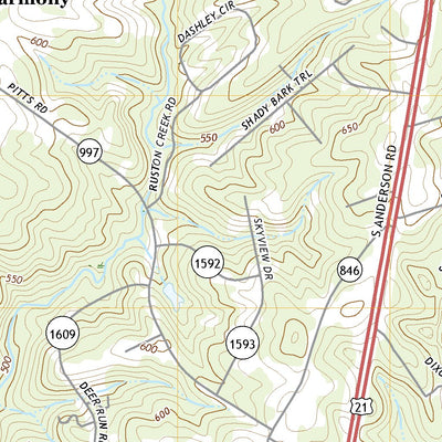 United States Geological Survey Catawba, SC (2020, 24000-Scale) digital map