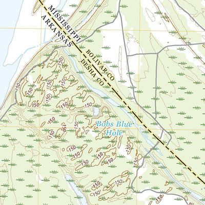 United States Geological Survey Catfish Point, MS (2020, 24000-Scale) digital map