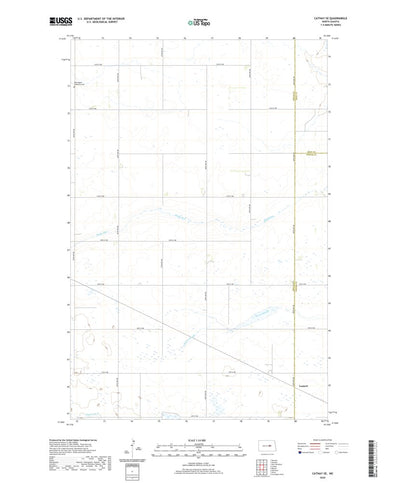 United States Geological Survey Cathay SE, ND (2020, 24000-Scale) digital map