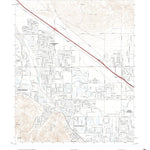 United States Geological Survey Cathedral City, CA (2021, 24000-Scale) digital map