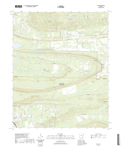 United States Geological Survey Cato, AR (2020, 24000-Scale) digital map