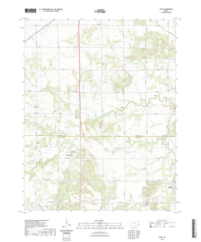 United States Geological Survey Cato, KS (2022, 24000-Scale) digital map