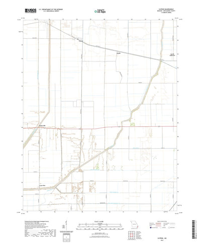 United States Geological Survey Catron, MO (2021, 24000-Scale) digital map