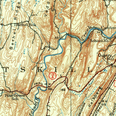 United States Geological Survey Catskill, NY (1941, 62500-Scale) digital map