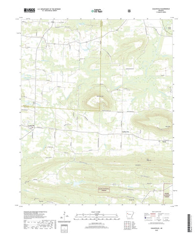 United States Geological Survey Caulksville, AR (2020, 24000-Scale) digital map
