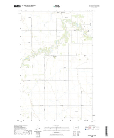 United States Geological Survey Cavalier NW, ND (2020, 24000-Scale) digital map