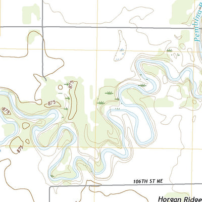 United States Geological Survey Cavalier NW, ND (2020, 24000-Scale) digital map
