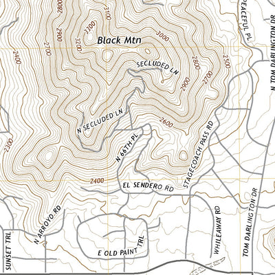 United States Geological Survey Cave Creek, AZ (2021, 24000-Scale) digital map
