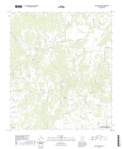 United States Geological Survey Cave Creek School, TX (2022, 24000-Scale) digital map
