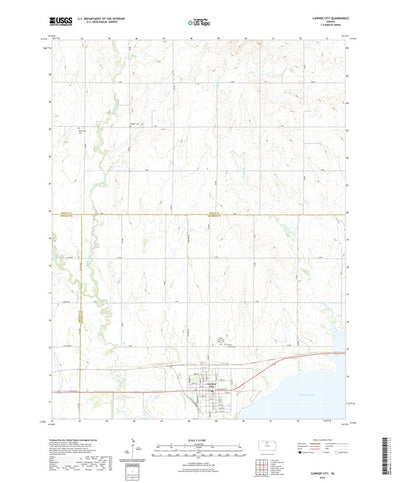 United States Geological Survey Cawker City, KS (2022, 24000-Scale) digital map