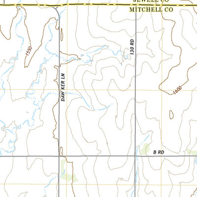 United States Geological Survey Cawker City, KS (2022, 24000-Scale) digital map