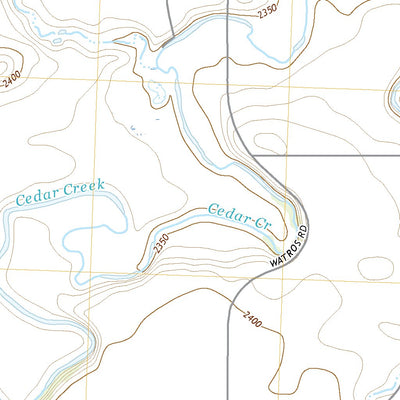 United States Geological Survey Cedar Butte, ND (2020, 24000-Scale) digital map