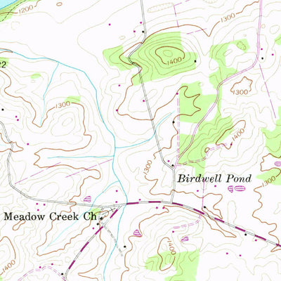 United States Geological Survey Cedar Creek, TN (1939, 24000-Scale) digital map