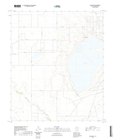 United States Geological Survey Cedar Point, TX (2022, 24000-Scale) digital map
