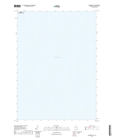 United States Geological Survey Cedarburg OE E, WI (2022, 24000-Scale) digital map