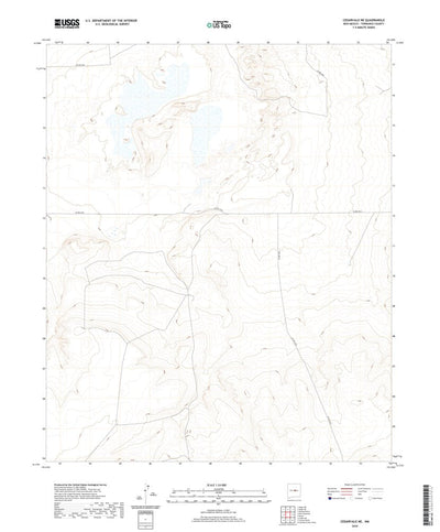 United States Geological Survey Cedarvale NE, NM (2020, 24000-Scale) digital map