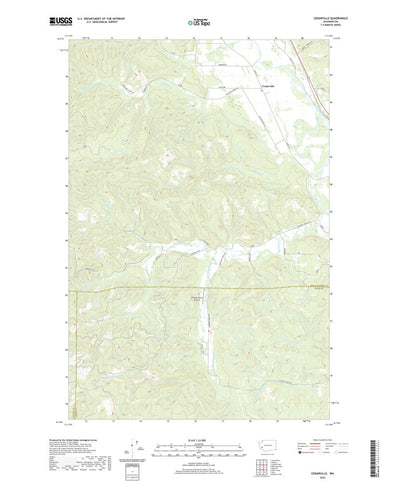 United States Geological Survey Cedarville, WA (2020, 24000-Scale) digital map