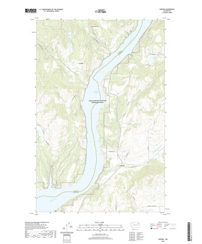 United States Geological Survey Cedonia, WA (2020, 24000-Scale) digital map