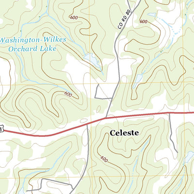 United States Geological Survey Celeste, GA (2020, 24000-Scale) digital map