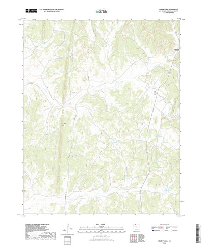United States Geological Survey Cement Lake, NM (2020, 24000-Scale) digital map
