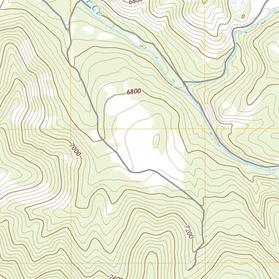 United States Geological Survey Center Creek, UT (2020, 24000-Scale) digital map