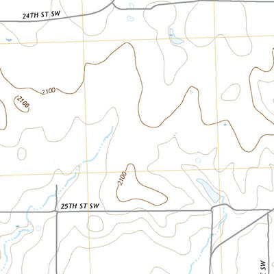 United States Geological Survey Center, ND (2020, 24000-Scale) digital map