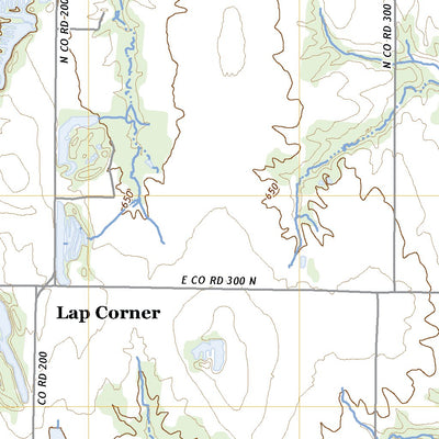 United States Geological Survey Center Point, IN (2022, 24000-Scale) digital map