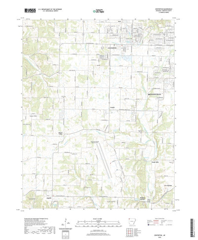 United States Geological Survey Centerton, AR (2020, 24000-Scale) digital map