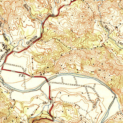 United States Geological Survey Central La Plata, PR (1946, 30000-Scale) digital map