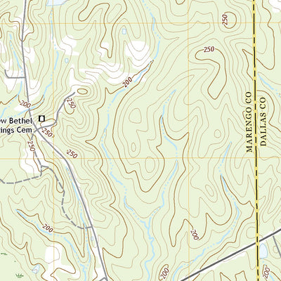 United States Geological Survey Central Mills, AL (2020, 24000-Scale) digital map