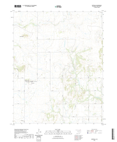 United States Geological Survey Centralia, OK (2022, 24000-Scale) digital map