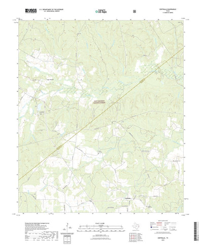 United States Geological Survey Centralia, TX (2022, 24000-Scale) digital map