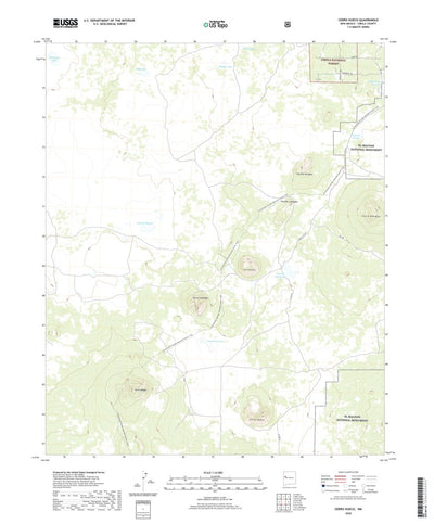 United States Geological Survey Cerro Hueco, NM (2020, 24000-Scale) digital map