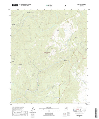 United States Geological Survey Cerro Vista, NM (2020, 24000-Scale) digital map