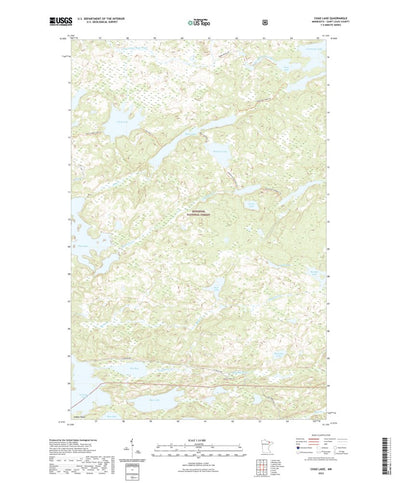United States Geological Survey Chad Lake, MN (2022, 24000-Scale) digital map