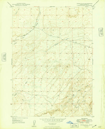 United States Geological Survey Chalk Hills, ID (1948, 24000-Scale) digital map