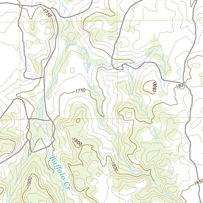 United States Geological Survey Chalk, TX (2022, 24000-Scale) digital map