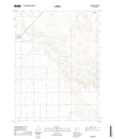United States Geological Survey Champion, NE (2021, 24000-Scale) digital map